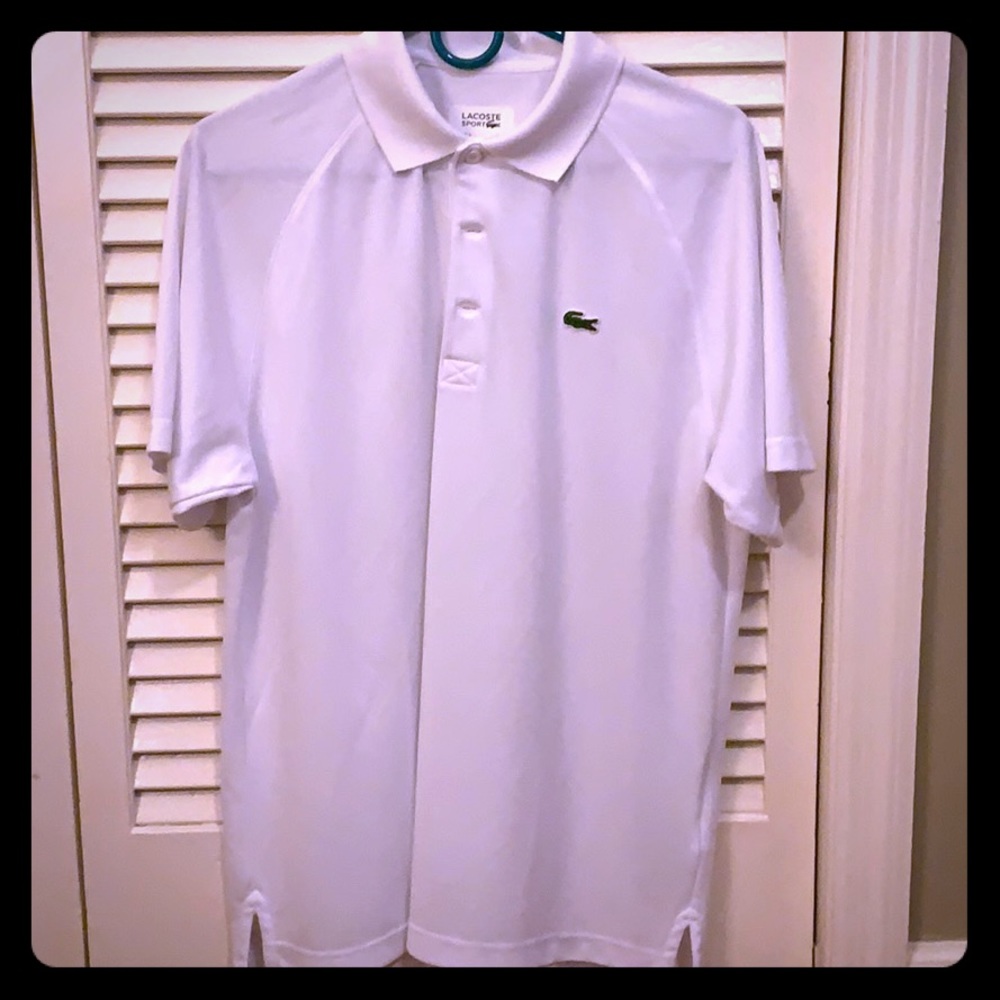 Men’s Lacoste Raglan Sleeve Sport Polo Size Large
